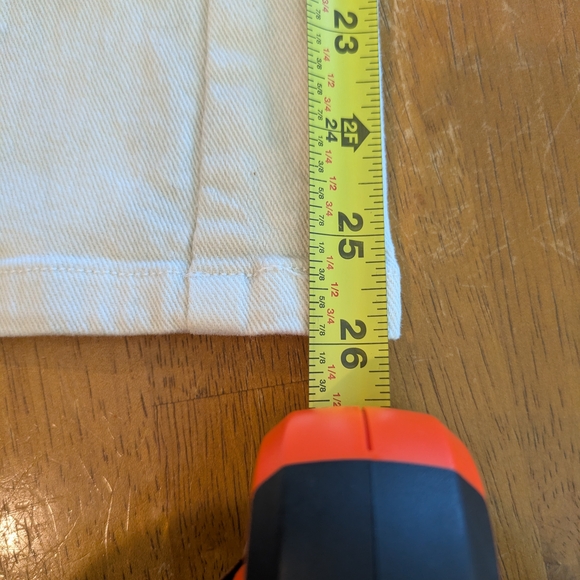 🤍 Entro High-Waisted Button Fly Pants | Cream | Size M - Picture 16 of 16